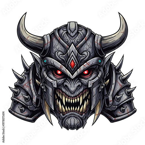 Demon Mascot for Gaming Design