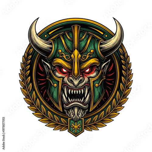 Demon Mascot for Gaming Design