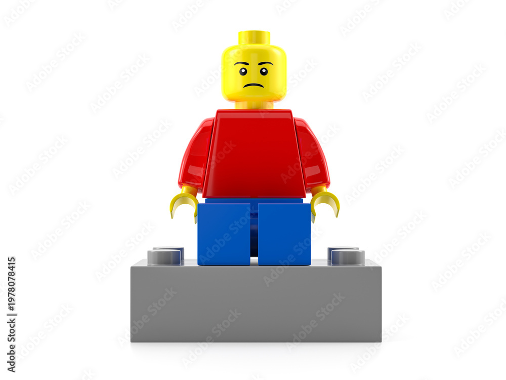 Naklejka premium Toy minifigure