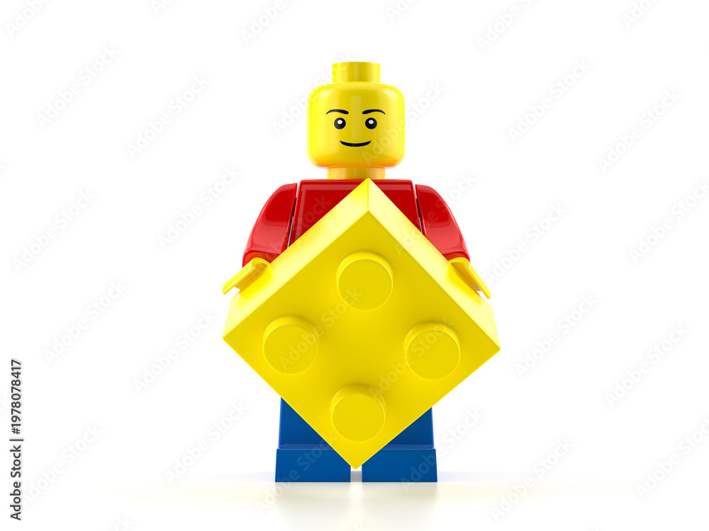 Naklejka premium Toy minifigure