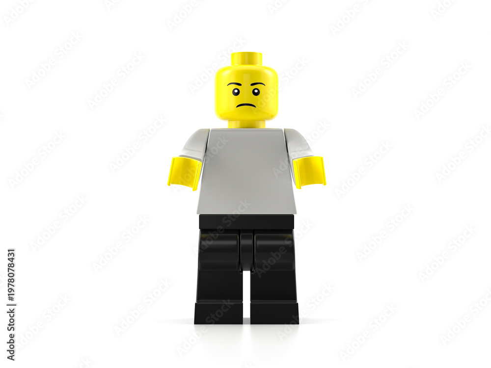 Naklejka premium Toy minifigure