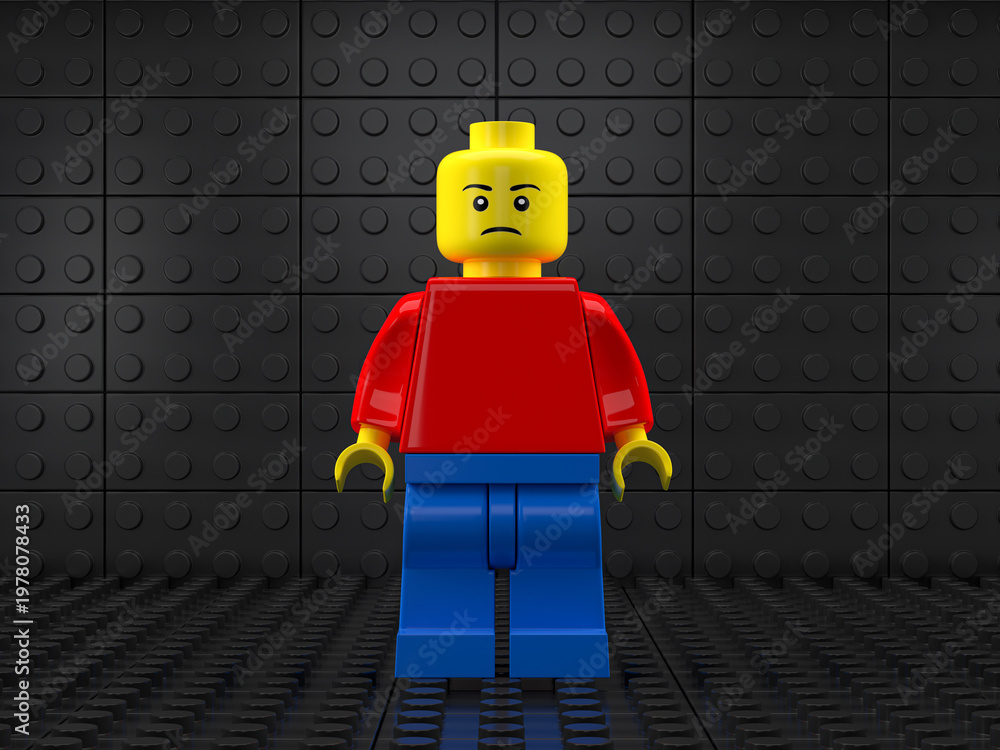 Naklejka premium Toy minifigure