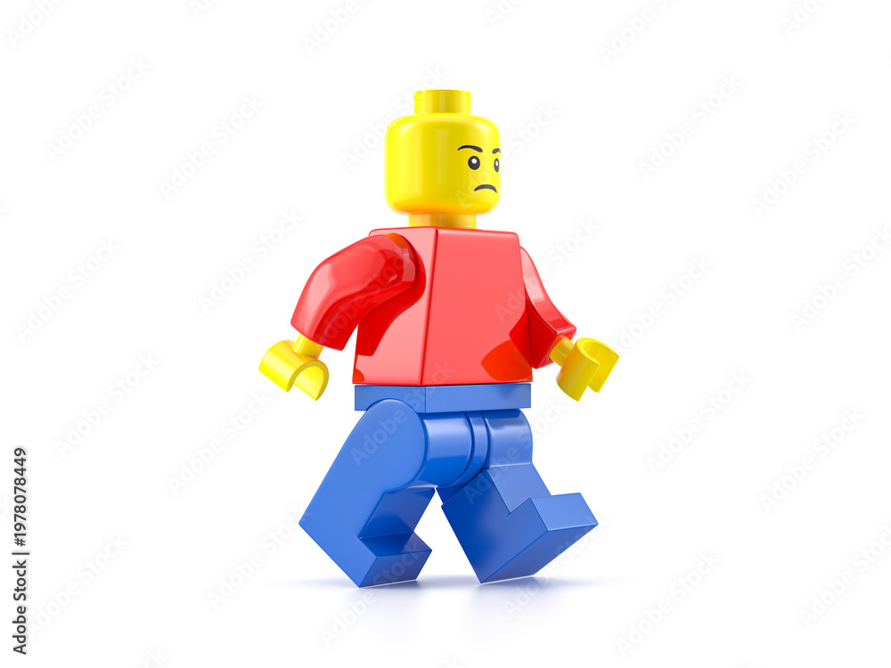 Naklejka premium Toy minifigure