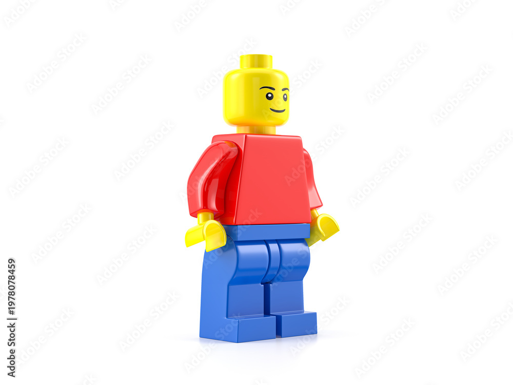 Naklejka premium Toy minifigure