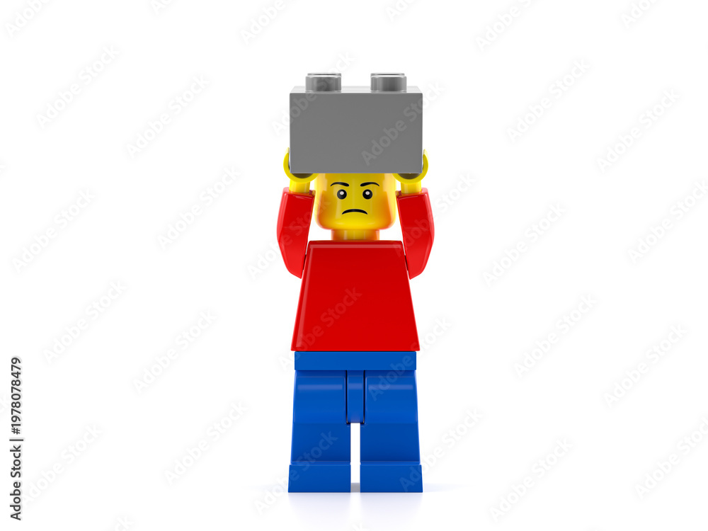 Naklejka premium Toy minifigure