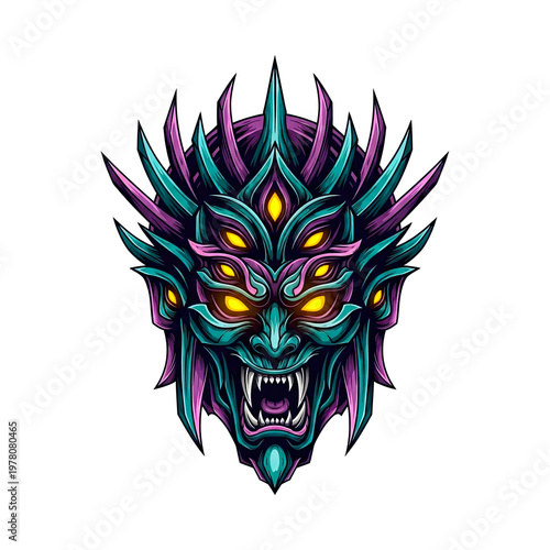 Demon Mascot for Gaming Design