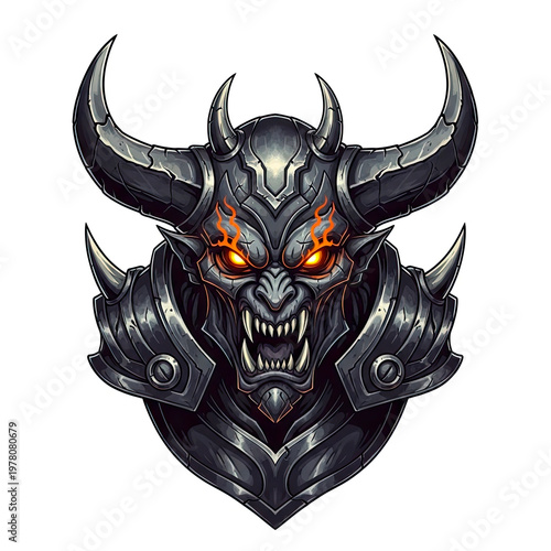 Demon Mascot for Gaming Design