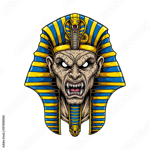 Dark Human Skull Illustration Artwork
