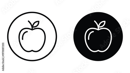 Contrast of apple icons on different background colors
