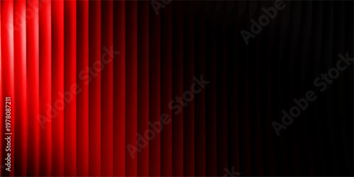 abstract and dynamic image of vibrant red lines gradually transitioning into a deep black shade, creating a visual display of contrast and depth.