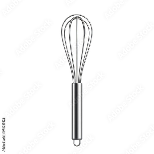 Wallpaper Mural Stainless steel kitchen whisk on black Torontodigital.ca