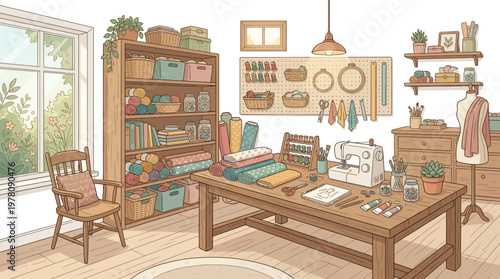 Wooden furniture in a room setting.