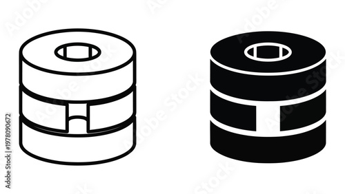 Comparison of cylindrical mechanical bushings with different internal designs