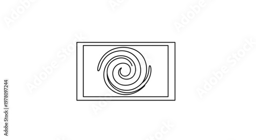 Abstract Swirl Graphic Design