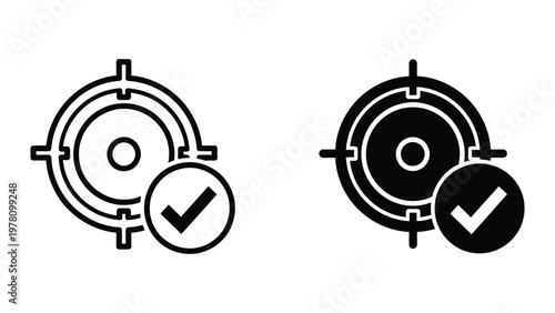 Comparison of target accuracy between two different scopes