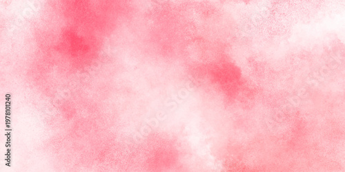 Pink sky with white clouds and blurred pattern background. abstract pink watercolor background. Pink watercolor full hd texture hyper realistic Fantasy light pink shades watercolor background. See Les