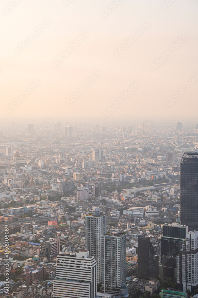Obraz premium タイ バンコクの夕景