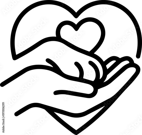 Pet therapy session minimalist illustration