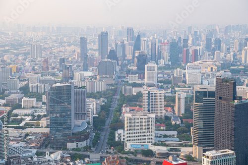 タイ バンコクの夕景