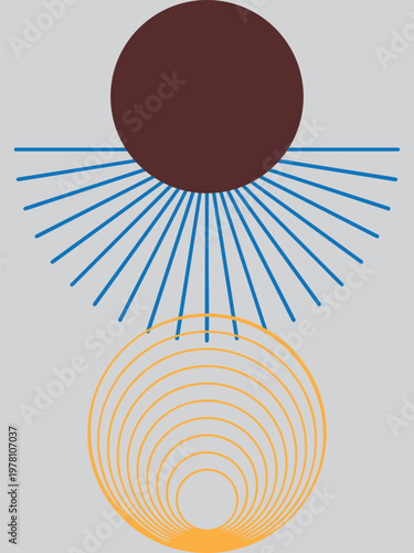 Minimal Abstract Geometry Background with Clean Lines