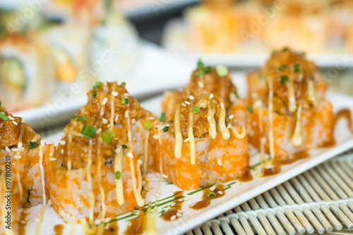 buffet style food