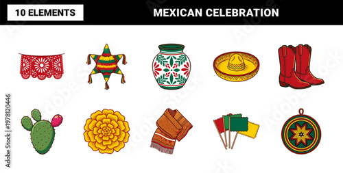 Festive Mexican Cultural Asset Sheet