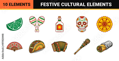 Cinco de Mayo Mexican Celebration Assets