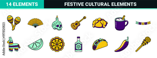 Cinco de Mayo Festive Culture Asset Sheet