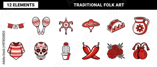 Mexican Music and Celebration Asset Sheet