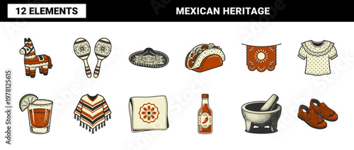 Mexican Heritage Celebration Graphic Sheet