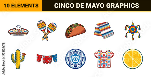 Mexican Holiday Folklore Celebration Asset Sheet
