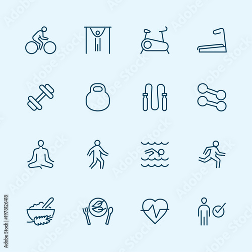 Health Lifestyle artful trendy stylish design beautiful vector Illustration colorful background