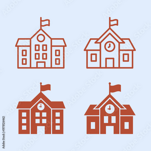 School artful trendy stylish design beautiful vector Illustration colorful background