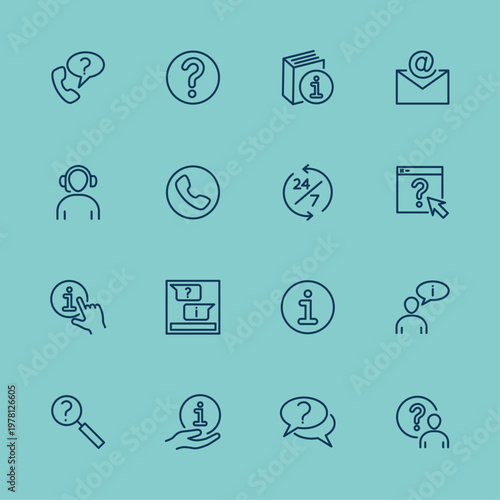 Contact artful trendy stylish design gorgeous vector Illustration colorful background