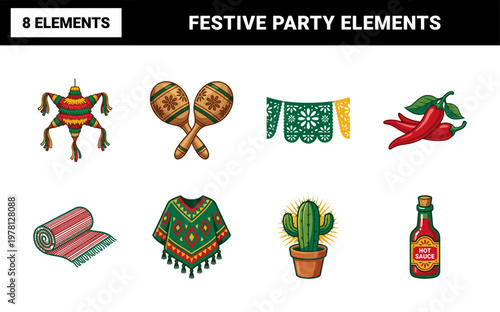 Cinco de Mayo Celebration Asset Sheet