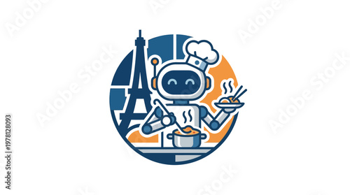 Robot Chef Cooking French Cuisine in Paris