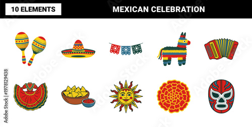 Mexican Fiesta Holiday Asset Sheet