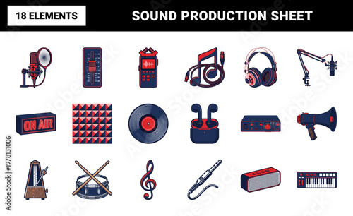 Music Production and Podcast Asset Sheet