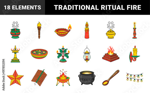 Traditional Festive Lighting Graphic Sheet