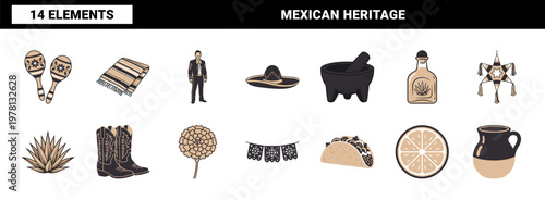 Mexican Heritage and Culture Element Set