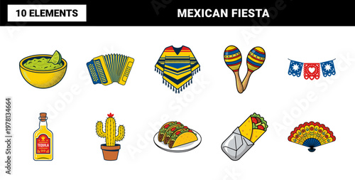 Mexican Fiesta Celebration Asset Sheet