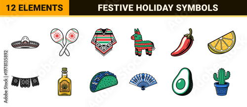 Cinco de Mayo Celebration Assets