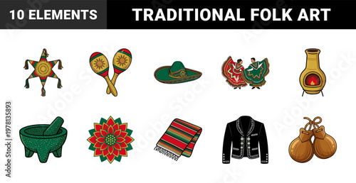 Mexican Fiesta Celebration Asset Sheet