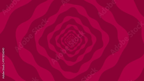 Vibrant pink geometric pattern with concentric shapes