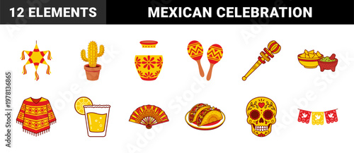 Mexican Fiesta Celebration Asset Sheet