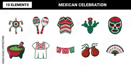 Mexican Cultural Celebration Element Kit