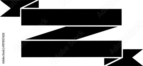 Elegant silk ribbon banner vector luxury satin flowing waving label