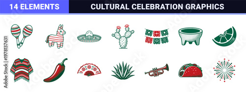 Cinco de Mayo Festive Cultural Graphic Sheet