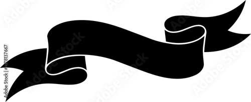 Elegant silk ribbon banner vector luxury satin flowing waving label