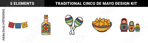Festive Mexican Celebration Elements Kit